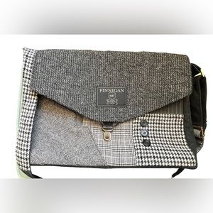 Plaid Messenger Bag